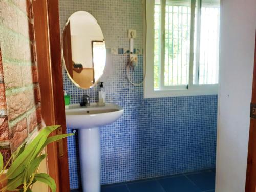Koupelna v ubytování Casa Rural La Milla Verde