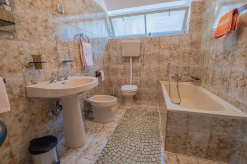 Koupelna v ubytování Apartman Sonja