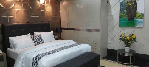Cama o camas de una habitación en Lantana Hotel