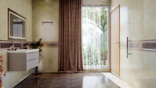 Koupelna v ubytování Lantana Hotel