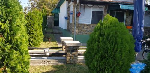 a house with trees in front of it at Vila Sava in Jarak