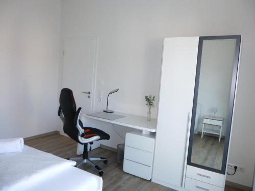 Bilik mandi di E&B-Apartments Weingarten