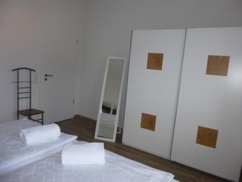 Katil atau katil-katil dalam bilik di E&B-Apartments Weingarten