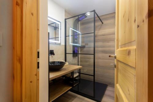 Koupelna v ubytování Honey apartments