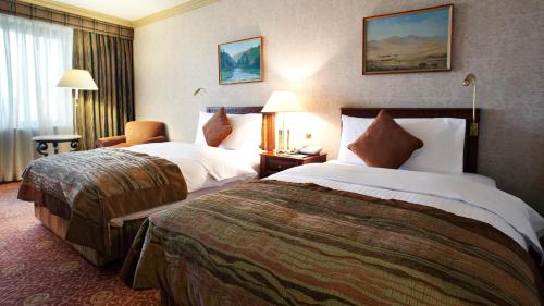 Katil atau katil-katil dalam bilik di InterContinental Almaty by IHG
