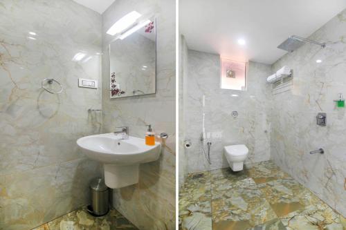 Koupelna v ubytování Sairaj Beach Resort - Calangute Goa