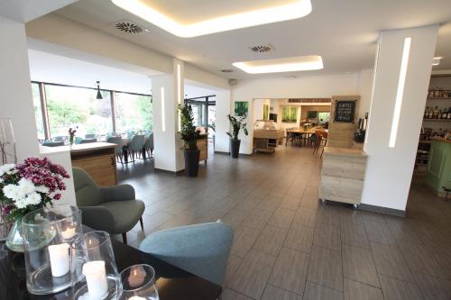 Un lugar para sentarse en zeitlos Hotel und Restaurant am Fuchsbach