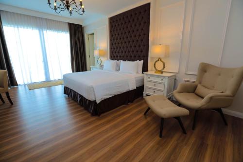 Katil atau katil-katil dalam bilik di Hotel Casuarina@Kuala Kangsar