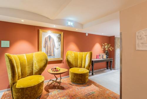 Ruang duduk di Altstadthotel Wolf-Dietrich