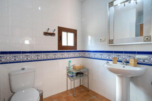 Kúpeľňa v ubytovaní Hacienda la buena vida B&B en appartementen casita almendas
