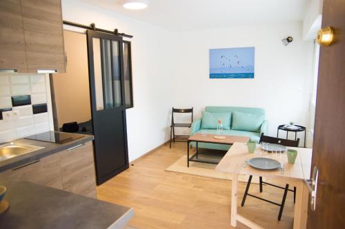 2 pièces plage Villers-sur-Mer, parking privé