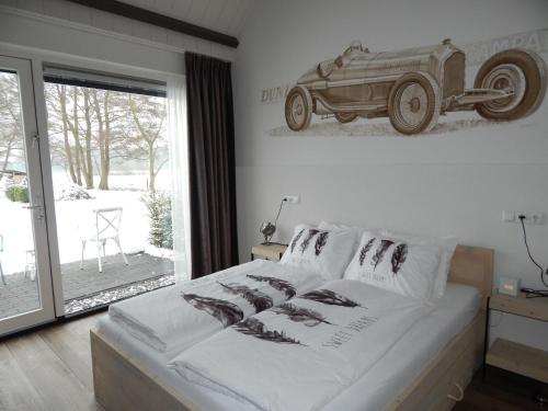 Postel nebo postele na pokoji v ubytování B&B Johannesberg