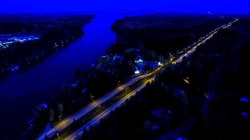 Vaade majutusasutusele Mansikkaharju Holiday Camp linnulennult
