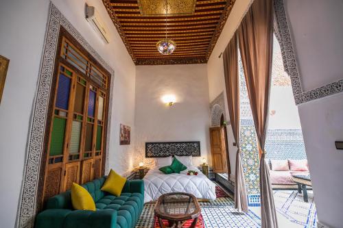 Postel nebo postele na pokoji v ubytování Palais Riad Chahd Luxury