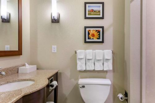 Ванная комната в Comfort Suites Helena Airport