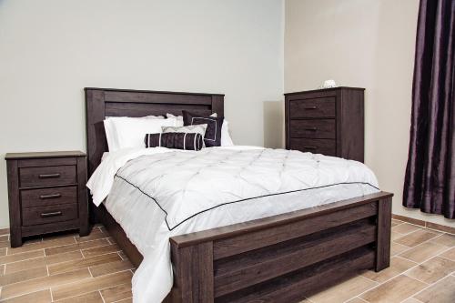 Un pat sau paturi într-o cameră la Casa Bonita