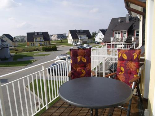 Ein Balkon oder eine Terrasse in der Unterkunft Ferienwohnungen Parkstraße