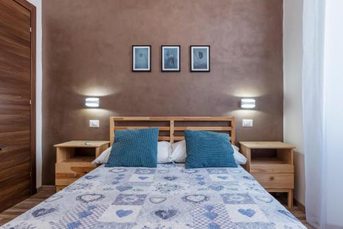 Posteľ alebo postele v izbe v ubytovaní Roma Termini Big Apartment