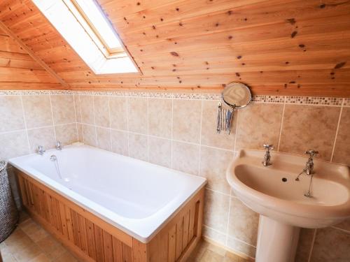 Ett badrum på Pen Y Clawdd