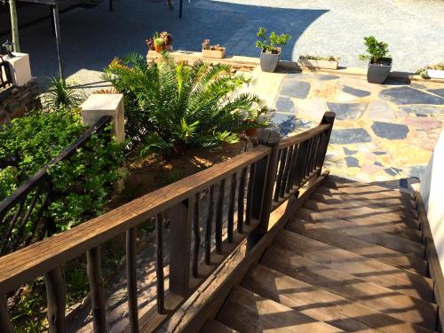 Ein Balkon oder eine Terrasse in der Unterkunft Sheba Rock Guesthouse