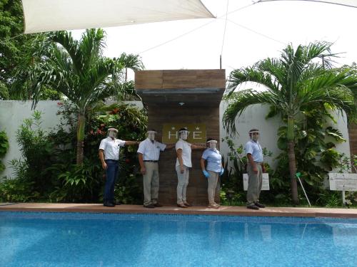 Πισίνα στο ή κοντά στο Hotel Villa Escondida Campeche