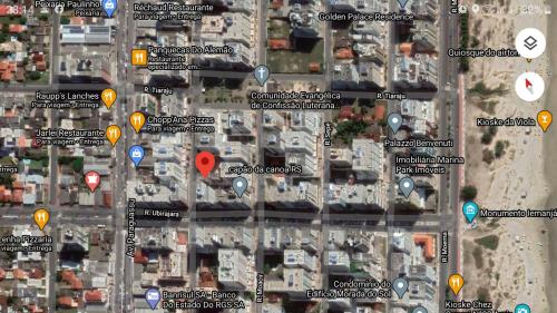 Pemandangan dari udara bagi Apartamento temporada edifício Silviane Gomes