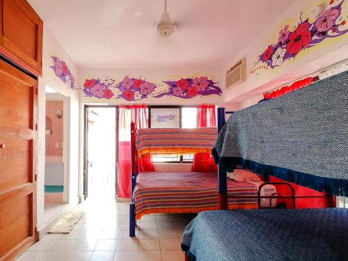 Zona de estar de Hostel Vallarta