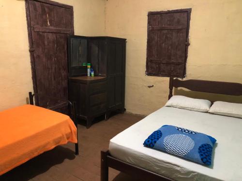 Säng eller sängar i ett rum på Solar dos Vilela