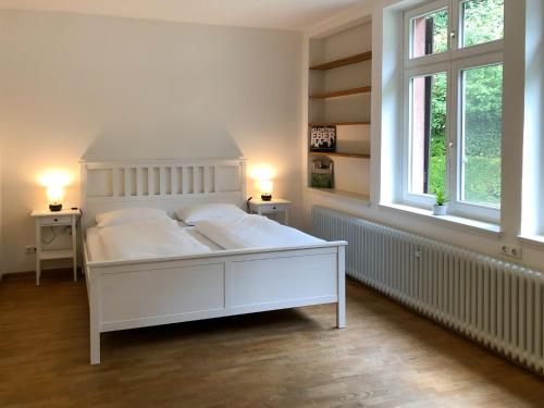 Кровать или кровати в номере Hotel Kloster Eberbach