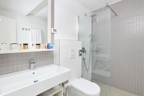 Villas Bellevue Plava Laguna tesisinde bir banyo