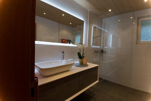 A bathroom at Haus Glasella