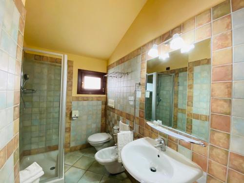 Ванная комната в Il Nuovo Gabbiano