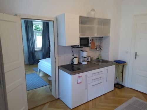 Кухня или мини-кухня в Landhaus Haser
