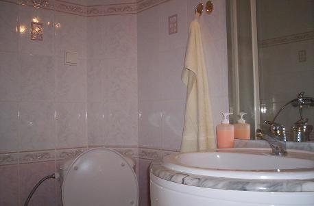 Koupelna v ubytování Chalupa u Drába
