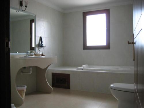 Koupelna v ubytování Hotel Las Fuentes
