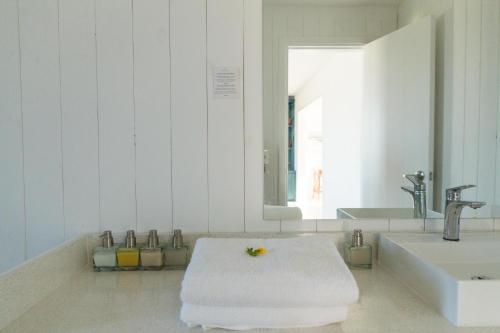 Et badeværelse på Casa Flor
