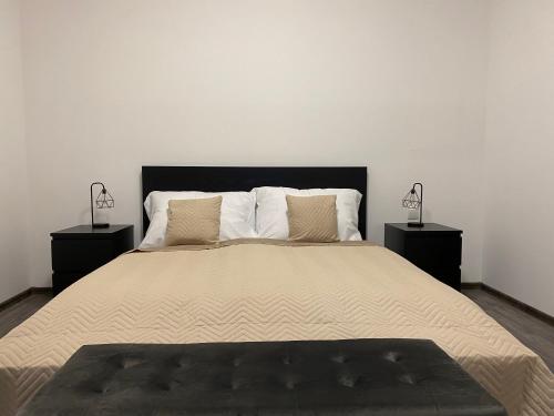 Postel nebo postele na pokoji v ubytování Boutique Apartments Liberec