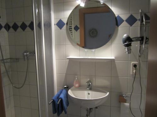 Et badeværelse på Landhaus Bürse