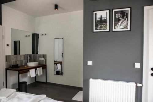Postel nebo postele na pokoji v ubytování Hotel Restaurant Joseph
