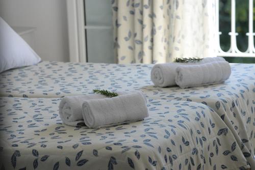 Katil atau katil-katil dalam bilik di Filippas Rooms in Gouvia
