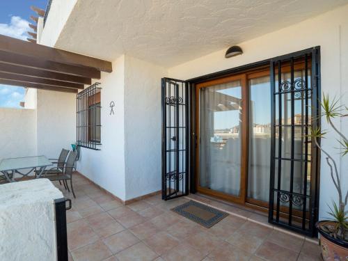 A balcony or terrace at Apartment in Palomares near the Beach