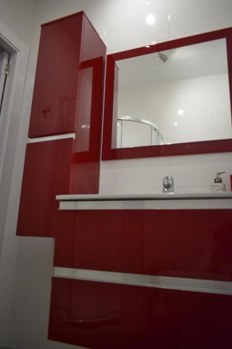 Phòng tắm tại Alojamientos Villarias Murcia