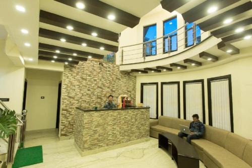 Posezení v ubytování Rinchen Hotel