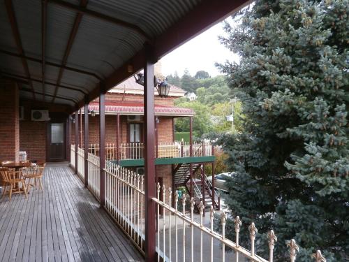 Μπαλκόνι ή βεράντα στο Central Springs Inn