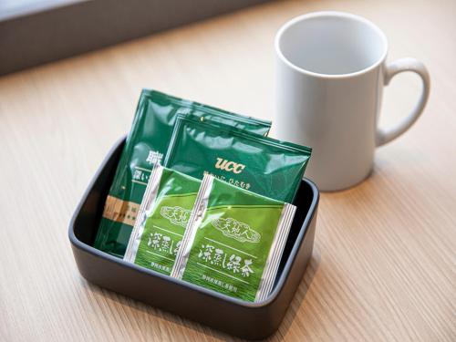 ホテルトリフィート博多祇園 にあるコーヒーまたはお茶