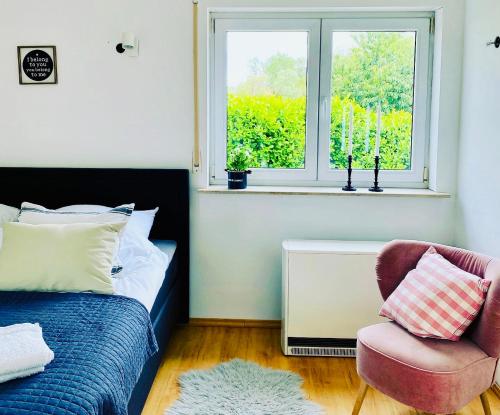 Posezení v ubytování Ferienhaus No. 4