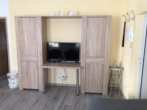 Μια τηλεόραση ή/και κέντρο ψυχαγωγίας στο Appartements Nordhausen