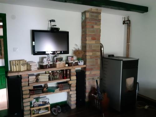 TV a/nebo společenská místnost v ubytování Ilkićev kućerak Apartman