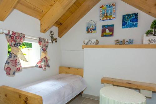 Posteľ alebo postele v izbe v ubytovaní Villa Lipovac Trogir