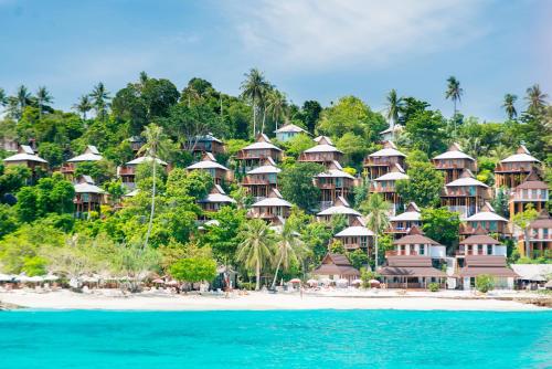 a resort on the shore of a beach at Phi Phi The Beach Resort- SHA Certified in Phi Phi Islands